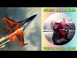 Guess the Vehicle Sounds for Kids - Different Transportation Sounds #quizgameforkids #kiddizoo