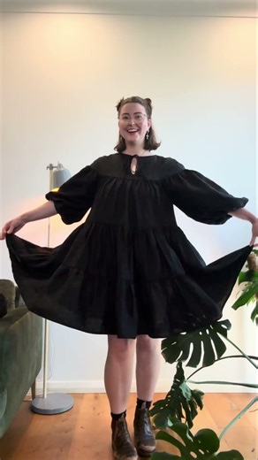 First time following a sewing pattern when I usually self draft! Hazel by @veronicatuckerthelabel