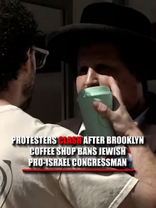 WATCH: Protests unfolded outside a Brooklyn coffee shop that banned Rep. Dan Goldman and refunded his coffee order, singling out the Jewish pro-Israel congressman online after his visit, declaring it doesn't serve “genocide enablers.” Its post quickly spread across social media, drawing fierce reactions and significant backlash from critics as demonstrators gathered outside, leading to tense confrontations between opposing groups. The incident is the latest dispute over Israel and Gaza to spill