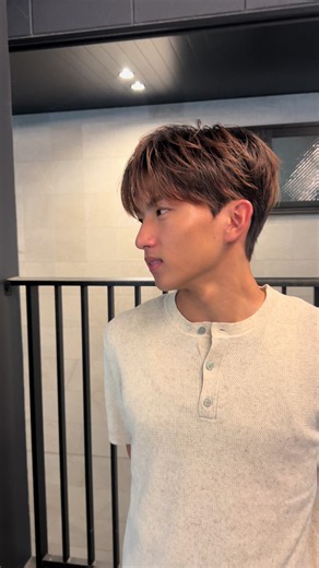 テテ風ショートレイヤーカット💇‍♀️#福岡メンズカット #ダウンパーマ福岡
