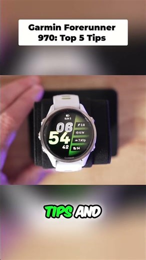 Garmin Forerunner 970 🤯 Top 5 Tips & Tricks REVEALED! 🚀