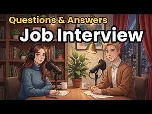 Job Interview in English | 5 Questions You Must Answer Confidently (A1–A2 Practice)