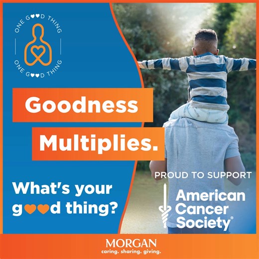 Morgan Properties is proud to partner with the American Cancer Society (ACS) this Giving Season. November is National Caregivers Month, honoring those who support loved ones facing cancer. ACS provides helpful tools and resources for caregivers, including their Caregiver Resource Guide at cancer.org/caregiverguide. Join us in making a difference through advocacy, research, and patient care. #MorganCares #GivingSeason #OneGoodThing | Morgan Properties