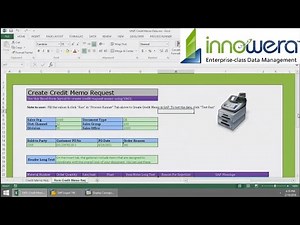VA01 - Create Credit Memo Request From Excel