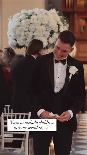 Carol on Instagram: "There are many ways to include children in your wedding, traditional flower bearers, ring bearers, but you could also minimise on the day stress by prerecording a little message like this couple did and then played it at the start of their ceremony🥹 Love and emotions cued - gorgeous wedding experience started 💕 #Celebrantwithideas #northernbeachescelebrant #Happyweddingdays"