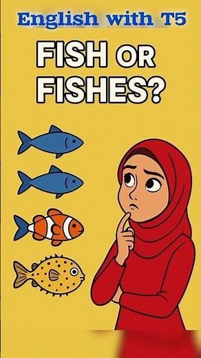 Fish or Fishes? Learn the Right Plural! #englishgrammar