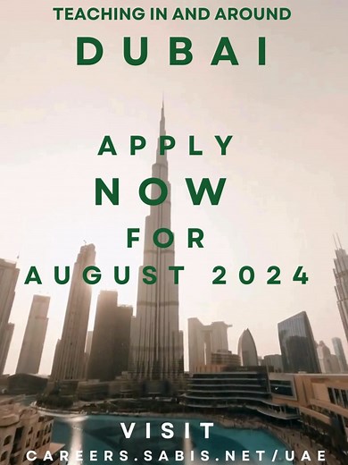 Join SABIS® Network in Dubai: Teach and Live Your Dream