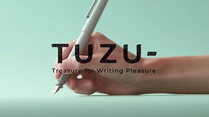 Sailor Fountain Pen TUZU ADJUST, Rotating Nib Feature and Natural Fit Grip, Includes 2 Ink Cartridges and Converter, Beginner, Everyday Use, Clear Violet, Fine Point, 12-0541-250
