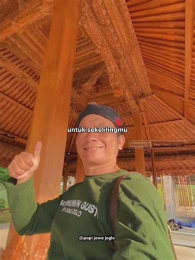 Joglo Pavilion Converted into a Restaurant in Gunung Kidul