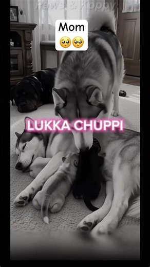 Dog Shows Kindness ❤️ Gave Puppy Back to Mom 🐶 | Lukka Chhuppi Song 🥺 #shorts #yaari #dogshorts