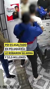 474K views · 2.9K reactions |  Un funcionario de la Policía de Investigaciones (PDI) fue víctima de un robo con intimidación en la comuna de Maipú, Región Metropolitana, luego de retirar dinero desde una sucursal bancaria.  El hecho, ocurrido bajo la modalidad de “salida de banco”, quedó registrado en cámaras de seguridad que ya están siendo analizadas por la policía. | Meganoticias | Facebook