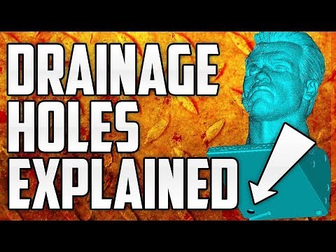 Resin Printing Tips - Drainage Holes Explained