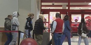 ‘Help me find some Legos’: Black Friday shoppers flood the doors of Target
