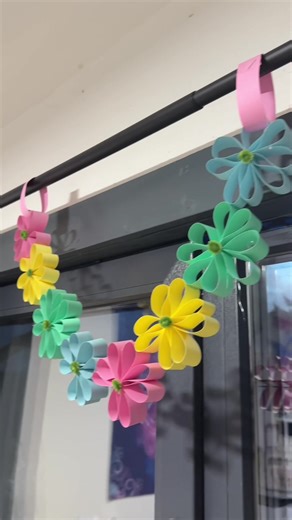 Daisy chain tutorial !🌼 #tutorial #papercraft #creative #diy #papercrafts