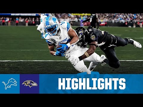 Detroit Lions win 38-30 THRILLER at Baltimore | Lions at Ravens: 2025 NFL Season Highlights