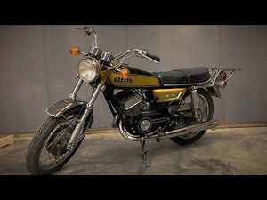 First start since 1977- 1972 Yamaha Yds7 250 2 stroke twin