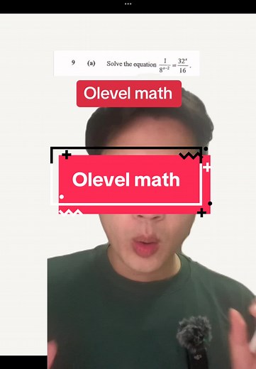 O-Level Math Revision: Solve Exponential Equations Live!