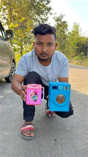 2 Ta Mini Washing Machine Toy Unboxing