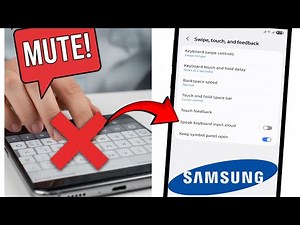 STOP Your Samsung Speaking! How to Disable 'Speak Keyboard Input Aloud' (TalkBack/Voice Assistant) 📱