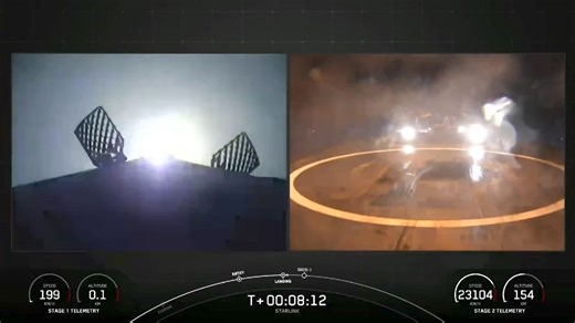 33K views · 356 reactions | Falcon 9 lands on the Just Read the Instructions droneship, completing this booster’s second flight and Falcon’s 295th overall landing. SpaceX | Space FrontPage | Facebook