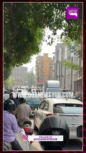 New Year Chaos: Massive Traffic Jam at Mapusa Fish Market