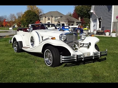 1982 Excalibur Phaeton in White paint / 80's Car of the Stars on My Car Story with Lou Costabile
