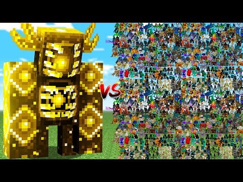 GOLDEN ZORDEN vs 500 RANDOM MOBS!