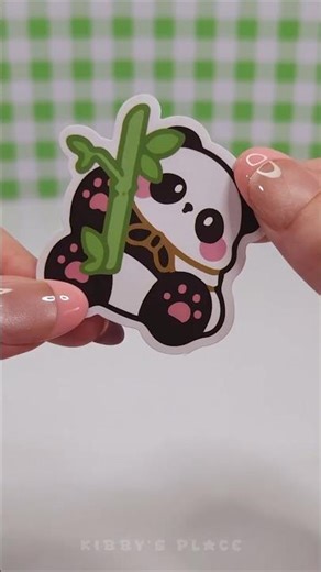 Panda Sticker Pouch Surprise! 🐼 Adorable Sticker Unboxing