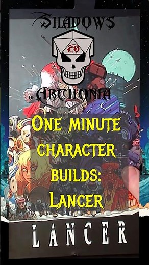 One Minute Character Build: Lancer #ttrpg #characterbuilding