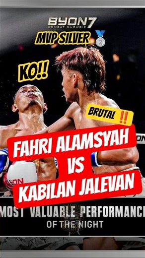 FAHRI ALAMSYAH VS KABILAN JALEVAN #byoncombat #kickstriking #kabilan #fahrialamsyah #knockout #viral