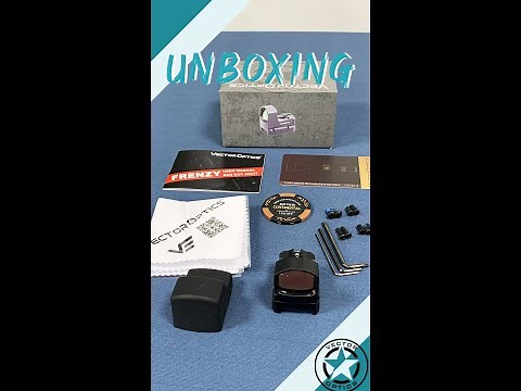Vector Optics // Frenzy-S 1x17x24 MIC AUT Battery Side Loading Red Dot Sight (SCRD-50) Unboxing
