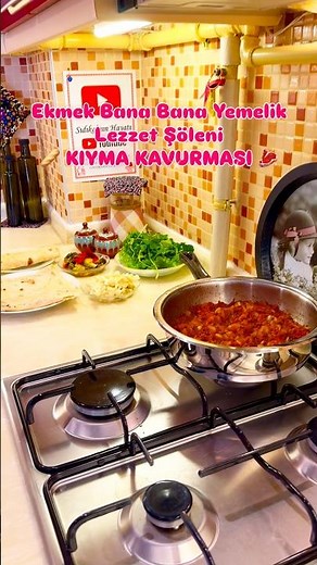 TANTUNİ Kıvamında Ekmek Bana Bana Yemelik Enfes KIYMA KAVURMASI