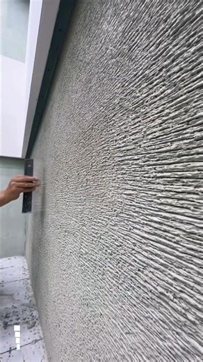 Amazing Wall Texture Tool – Satisfying Cement Texture Technique for Perfect Finishing Plastering Art