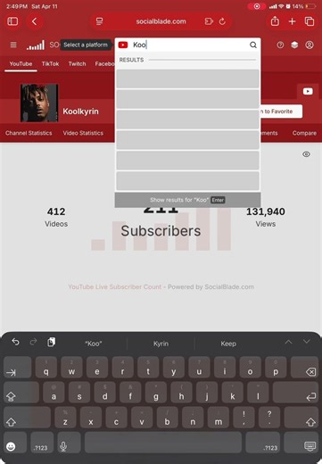 How to see your live subscriber count [tutorial]￼