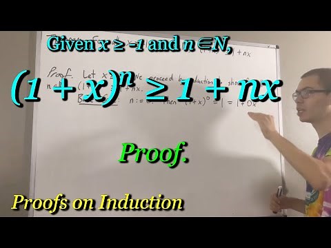 Prove Bernoulli's Inequality, (1 + x)^n ≥ 1 + nx (ILIEKMATHPHYSICS)