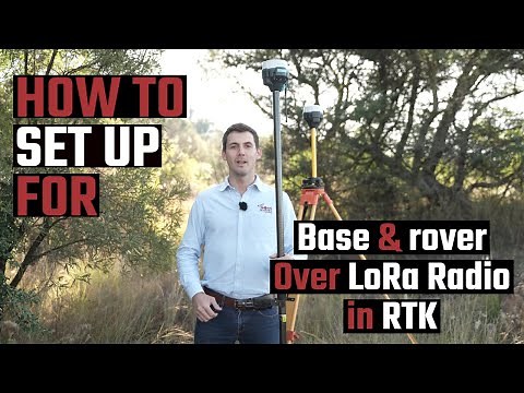 How to set up for Base and Rover over LoRa Radio in RTK | EMLID Reach RS2 GPS Training