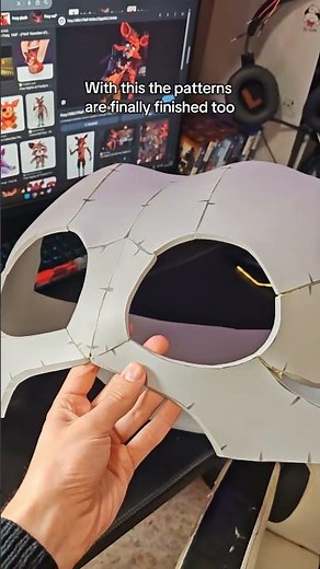 Day 4 of building my new animatronic Foxy cosplay from Five Nights at Freddy's #cosplay #fnaf #foxy