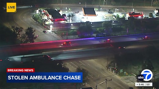 4.1M views · 22K reactions | HAPPENING NOW: A driver behind the wheel of a stolen ambulance is leading law enforcement officers on a chase. | ABC7 | Facebook