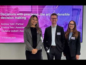 Decisions with precision: the art of defensible decision making