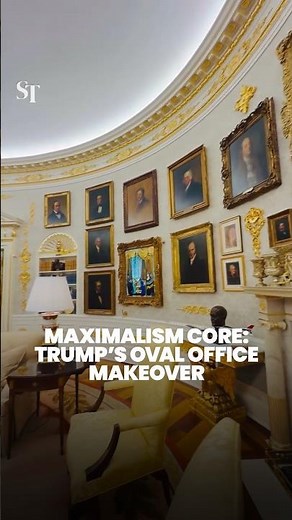 Before and after: Trump’s blinged-out Oval Office makeover