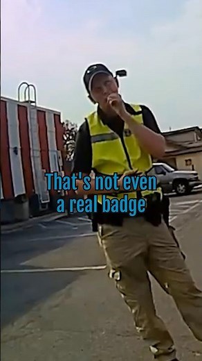 Dumb Fake Cop Gets Caught Impersonating The Police