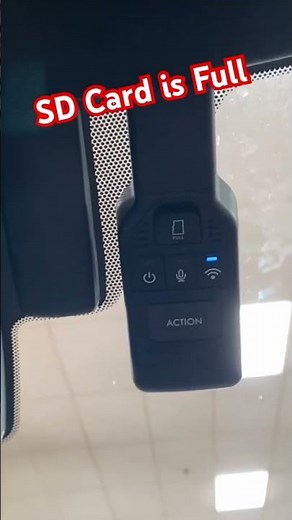 Dash Cam SD card is full. #dashcamvideos #dashcam