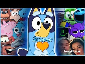Bluey Theme Song Animation Films Cover Reversed