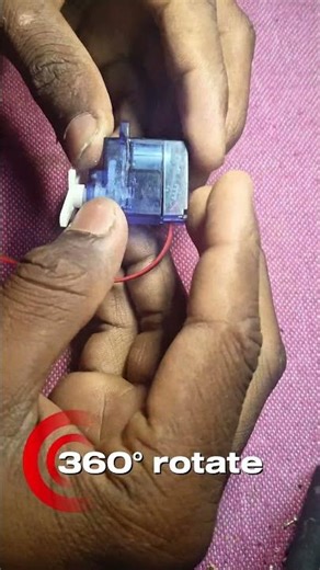बिना Arduino Servo Motor 360° घूम गया! 😳⚡ #shorts