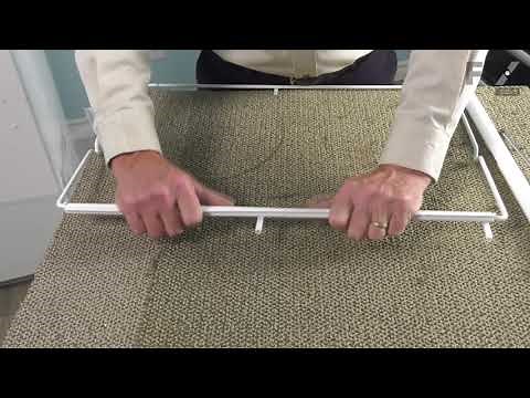 Frigidaire Refrigerator Repair - How to Replace the Shelf Frame with Tabs