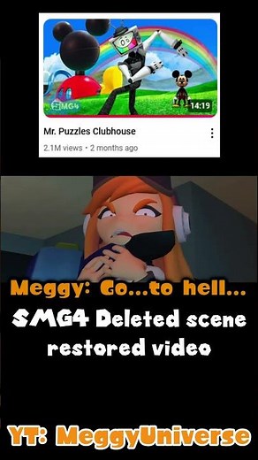 SMG4 Mr. Puzzles Clubhouse Deleted scenes video restored #smg4 #meggyspletzer #puzzlevision