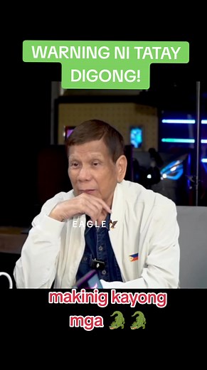 Para sa mga BUWAYA 🐊🐊🐊 sa administrasyon ngayon, makinig kayo! 🔊 #vpsara #dds #saraduterte #rodyduterte #fprrd #tataydigong #fyp #foryou