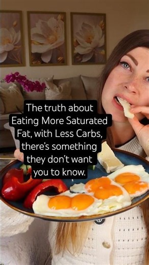 The truth about eating MORE saturated fat and LESS carbs… 🧀 #insulinresistance