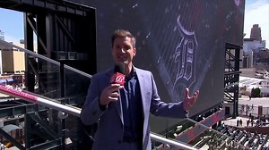 Johnny Kane shows us the brand new scoreboard at Comerica Park, the 2nd largest in the majors with an astounding 14.1 million pixels! #RepDetroit | FanDuel Sports Network Detroit