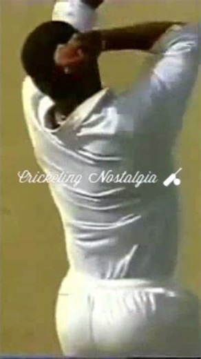 Graeme Hick Clean bowled by Kenneth Benjamin ENGLAND vs WI 5th Test Trent Bridge 1995 #cricket